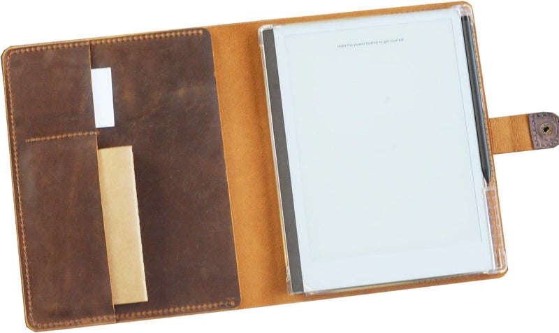 EXTRA STUDIO Genuine Leather Case for remarkable paper pro 11.8“, remarkable paper pro Cover with Premium Pen Holder, 606B-SC11.8 - Image 1